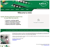 Tablet Screenshot of amsc-us.com